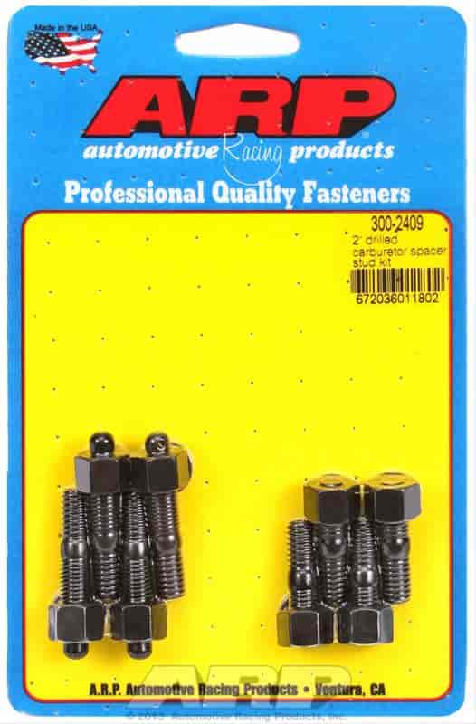 ARP 2" drilled carburetor spacer stud kit - 300-2409