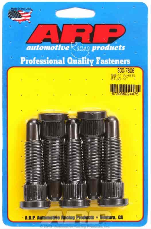 ARP 5/8-11 X 2.65 short knurl wheel stud kit - 300-7806