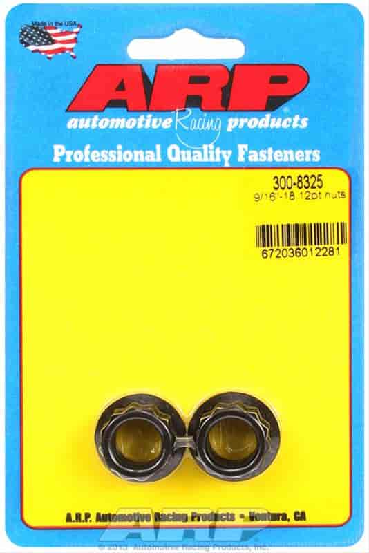ARP 9/16-18 12pt nut kit - 300-8325
