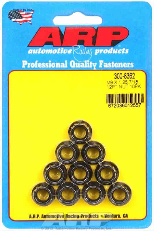 ARP M9 x 1.25 12pt nut kit - 300-8362