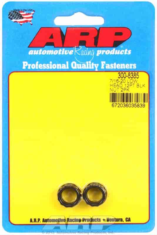 ARP 7/16-20, low head, .600 flange OD 12pt nut kit - 300-8385