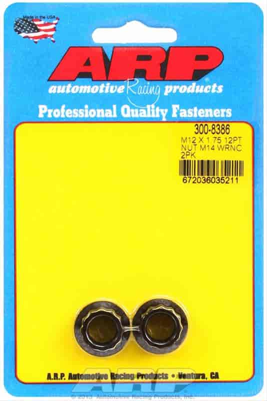 ARP M12 X 1.75 M14 socket 12pt nut kit - 300-8386