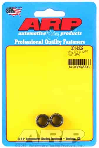 ARP M10 X 1.00 12pt nut kit - 301-8339