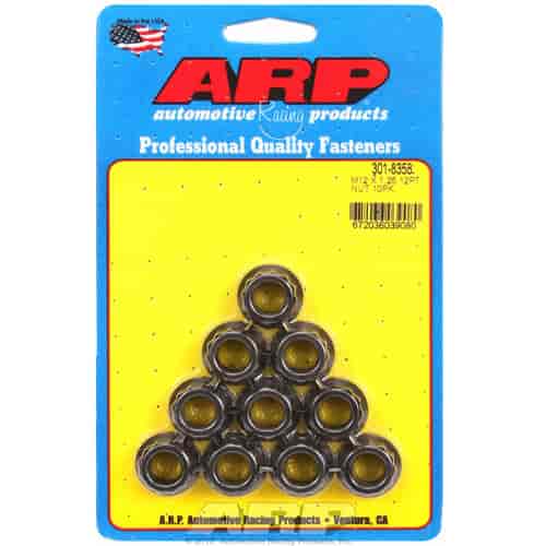 ARP M12 X 1.25 12pt nut kit - 301-8358