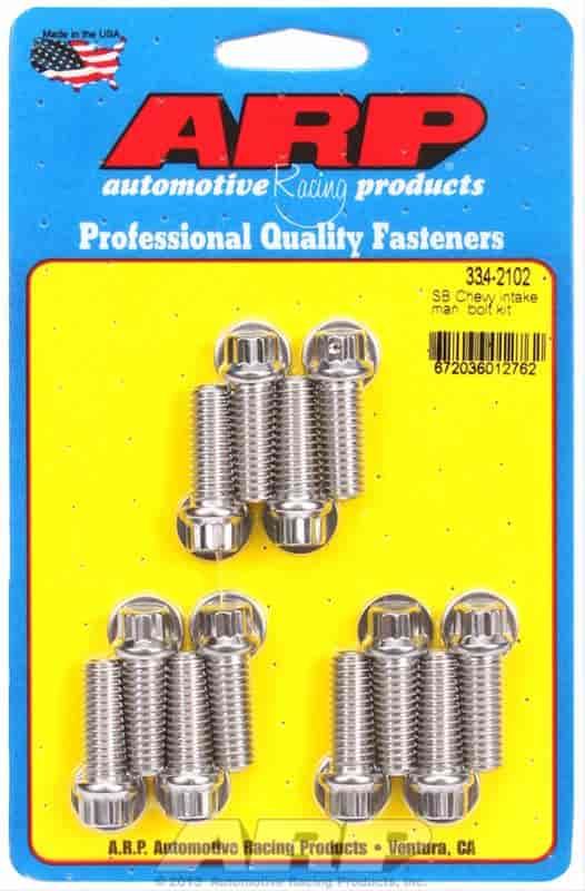 ARP SB Chevy intake manifold bolt kit - 334-2102
