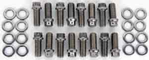 ARP 3/8 x .875 drilled SS header bolt kit - 400-1104