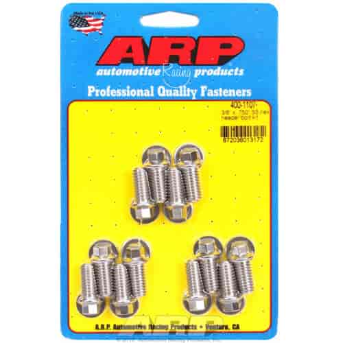 ARP 3/8 x .750 SS hex header bolt kit - 400-1107