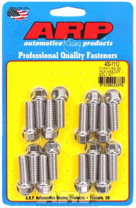 ARP BB Chevy SS hex header bolt kit - 400-1112
