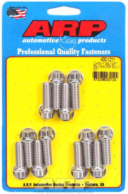 ARP SB Chevy SS 12pt header bolt kit - 400-1211