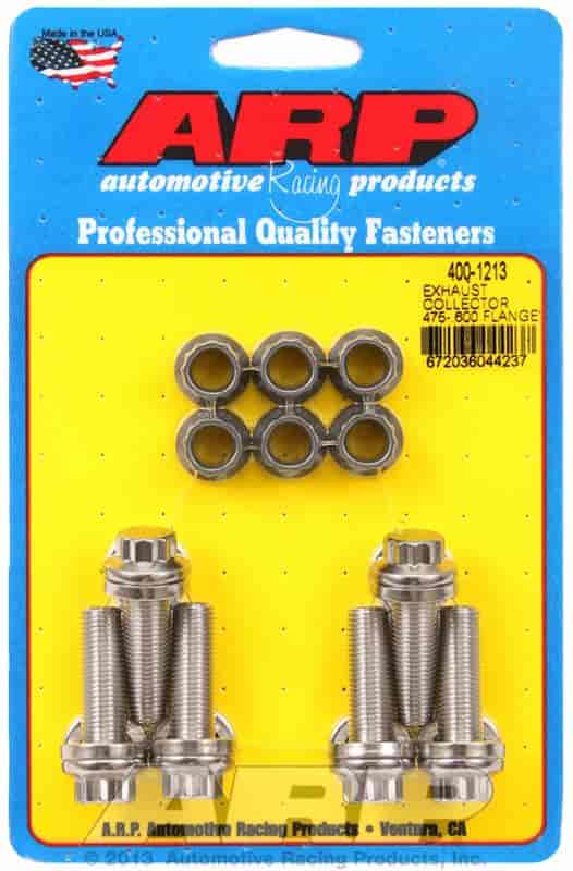 ARP Exhaust collector .475-.600 flange bolt kit - 400-1213