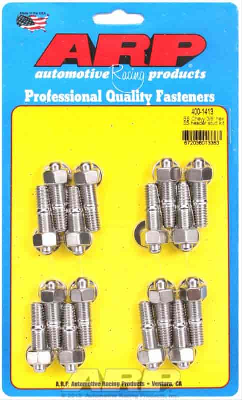 ARP BB Chevy 3/8 hex SS header stud kit - 400-1413