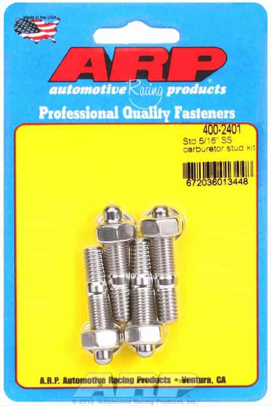 ARP Standard 5/16" SS carburetor stud kit - 400-2401