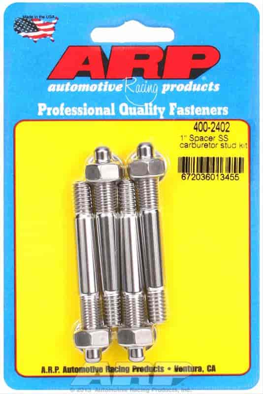 ARP 1" Spacer SS carburetor stud kit - 400-2402