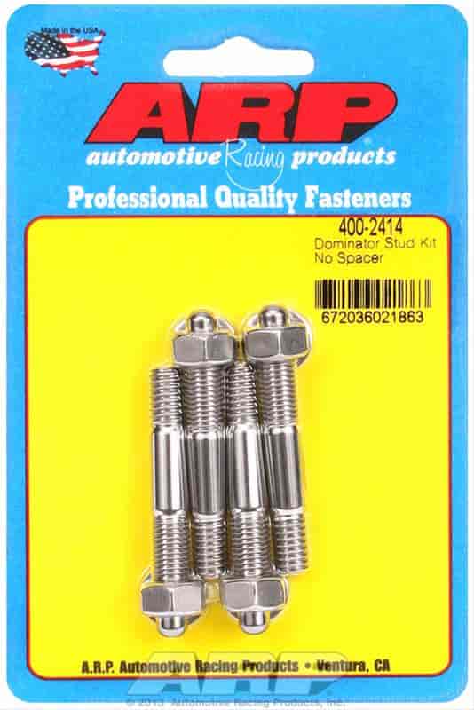 ARP Dominator carb stud kit, no spacer - 400-2414