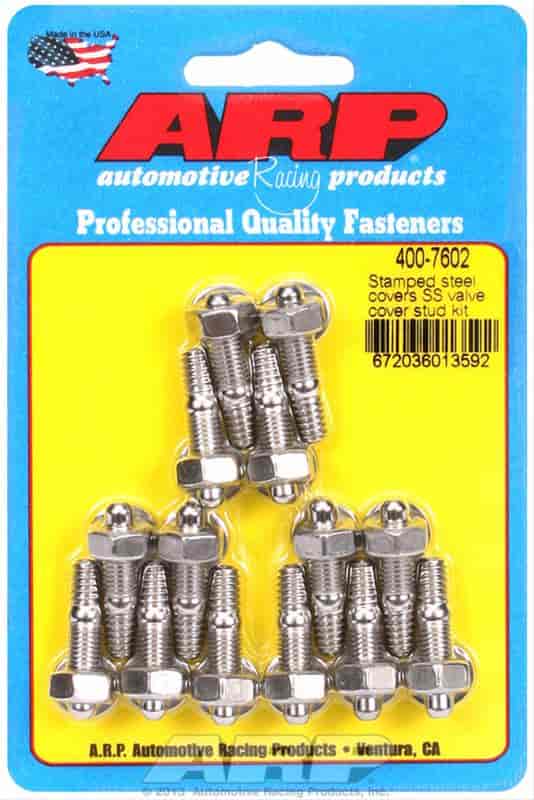 ARP Stamped steel covers SS valve cover stud kit - 400-7602