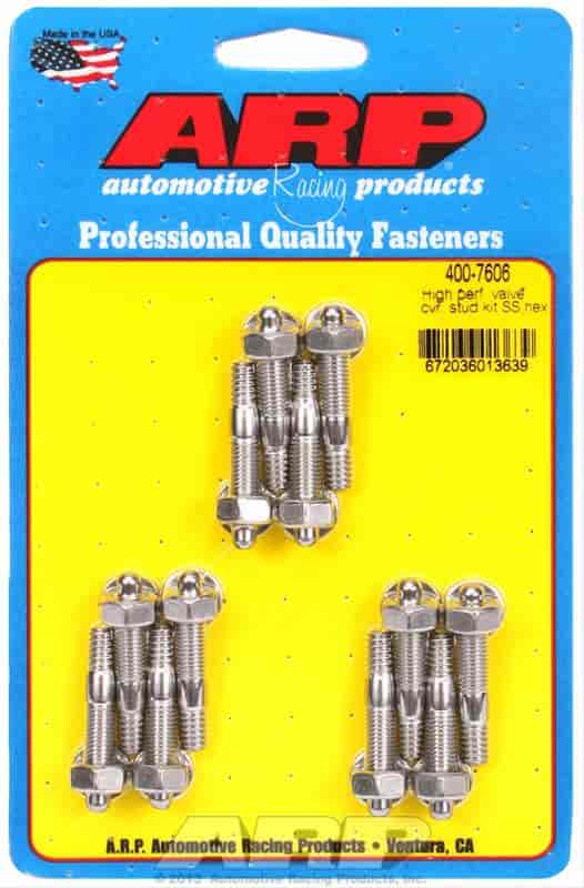 ARP Hi-perf SS hex valve cover stud kit - 400-7606