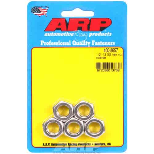 ARP 1/2-13 SS coarse hex nut kit - 400-8657