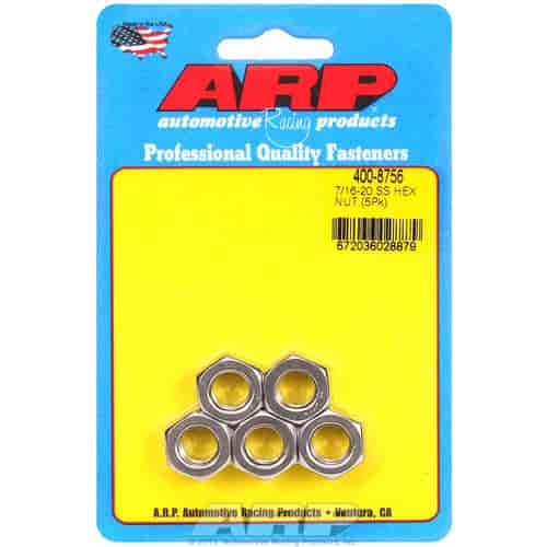 ARP 7/16-20 SS fine hex nut kit - 400-8756
