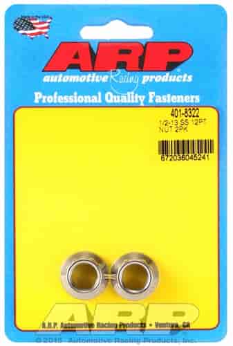 ARP 1/2-13 SS 12pt nut kit - 401-8322