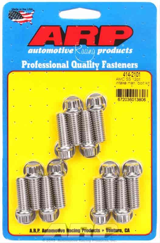 ARP AMC SS 12pt intake manifold bolt kit - 414-2101