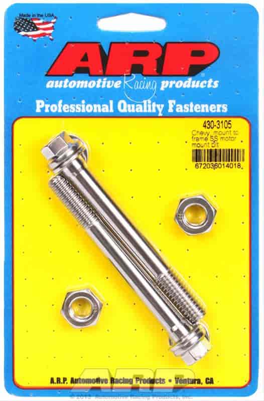 ARP Chevy, mount to frame, SS motor mount bolt kit - 430-3105
