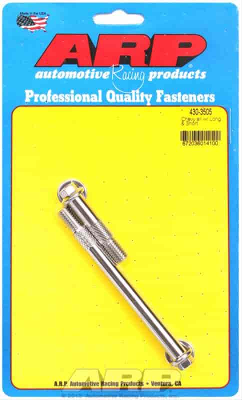 ARP Chevy 3/8 X 1.975/4.660" hex SS pro stock starter bolt kit - 430-3505