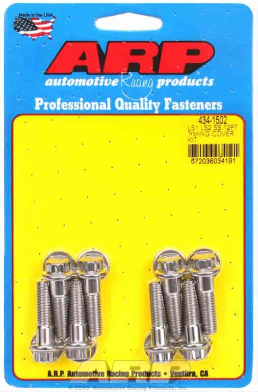 ARP LS1 LS2 SS 12pt timing cover bolt kit - 434-1502