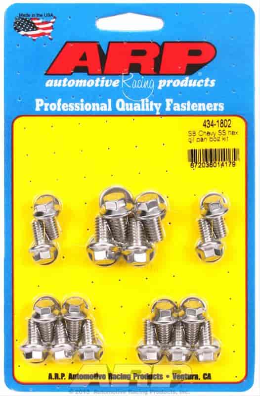 ARP SB Chevy SS hex oil pan bolt kit - 434-1802