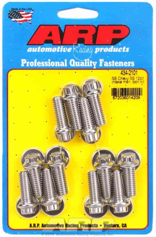 ARP SB Chevy SS 12pt intake manifold bolt kit - 434-2101