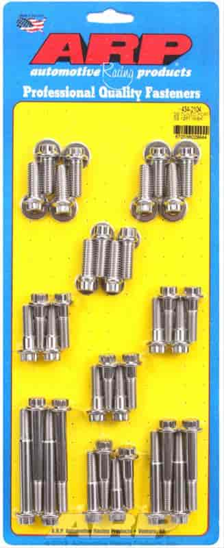 ARP SB Tuned Port complete SS 12pt intake manifold bolt kit - 434-2104