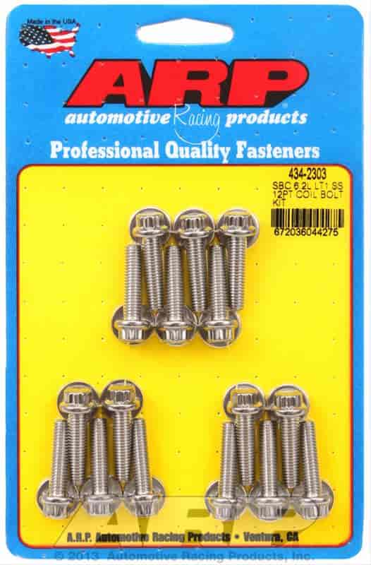 ARP SB Chevy 6.2L LT1 SS 12pt coil bolt kit - 434-2303
