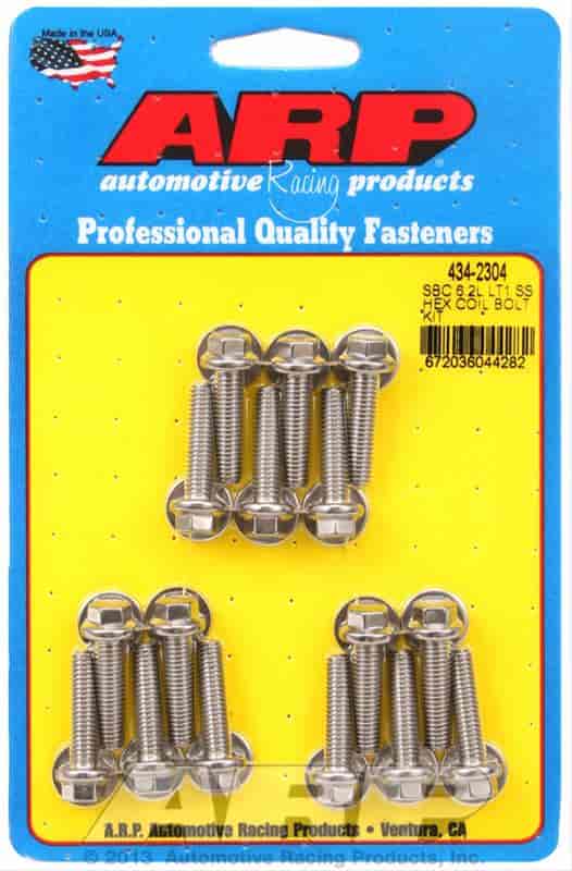 ARP SB Chevy 6.2L LT1SS hex coil bolt kit - 434-2304