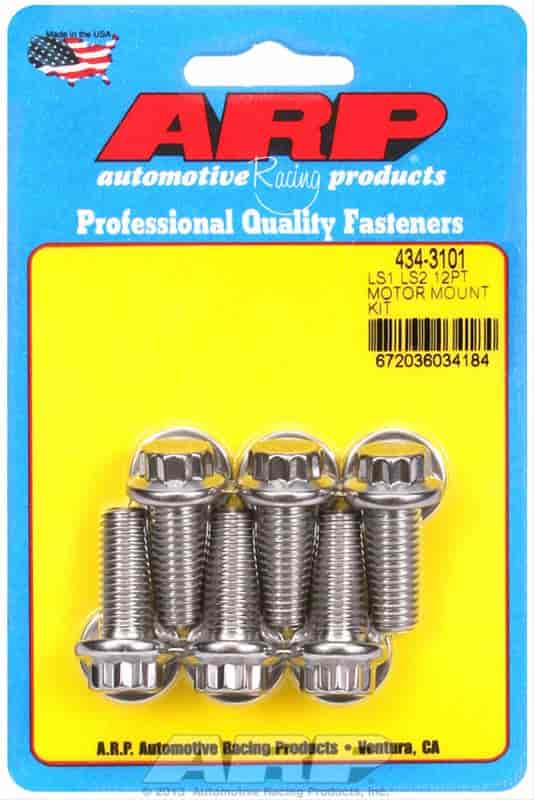 ARP LS1 LS2 SS 12pt motor mount bolt kit - 434-3101