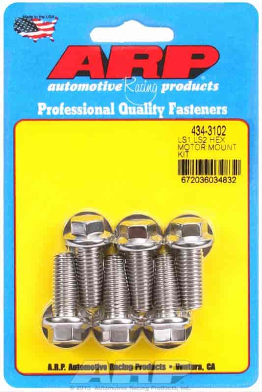 ARP LS1 LS2 SS hex motor mount bolt kit - 434-3102