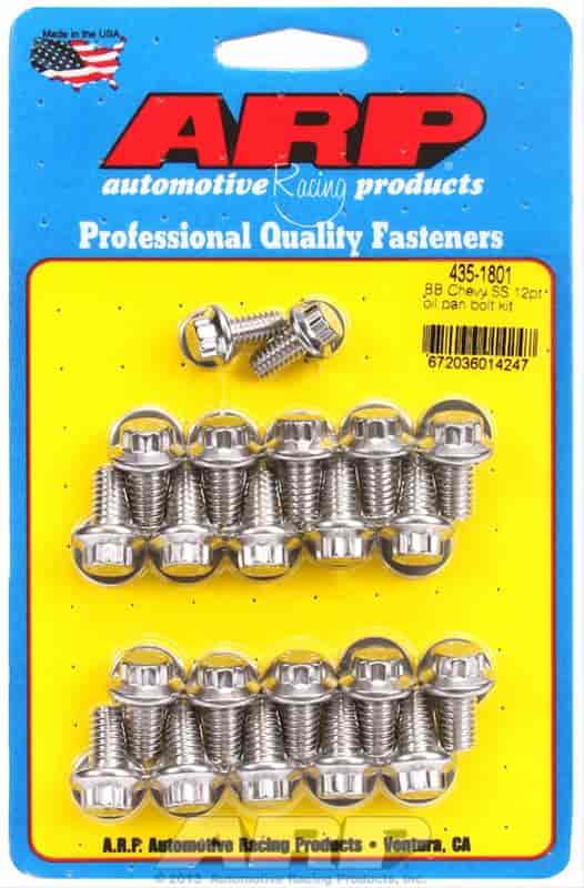 ARP BB Chevy SS 12pt oil pan bolt kit - 435-1801
