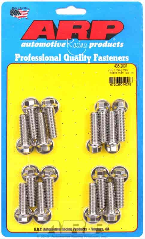 ARP BB Chevy hex intake manifold bolt kit - 435-2001