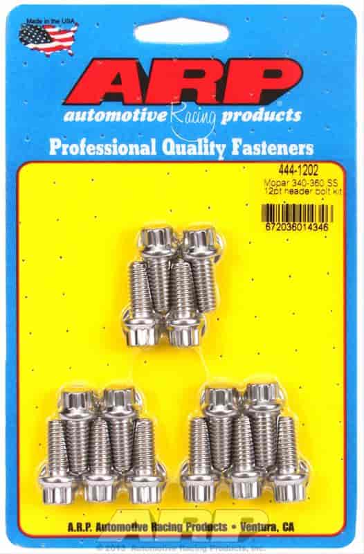 ARP Mopar 340-360 SS 12pt header bolt kit - 444-1202