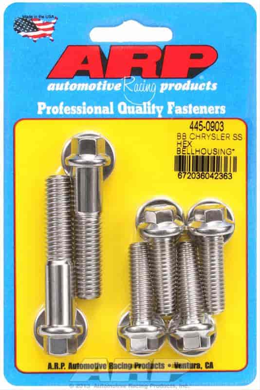ARP BB Chrysler SS hex bellhousing bolt kit - 445-0903