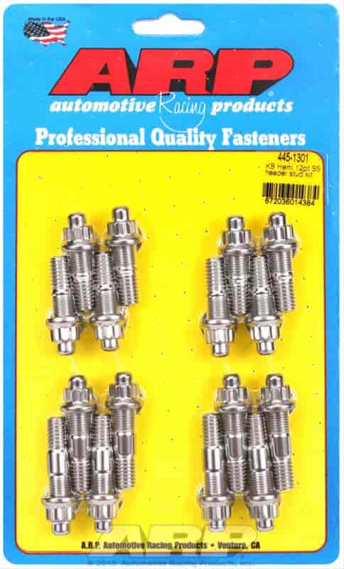 ARP KB Hemi SS 12pt header stud kit - 445-1301