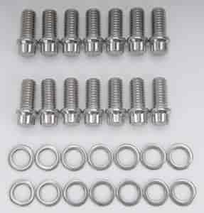 ARP Olds 330-455 3/8" SS 12pt header bolt kit - 480-1201