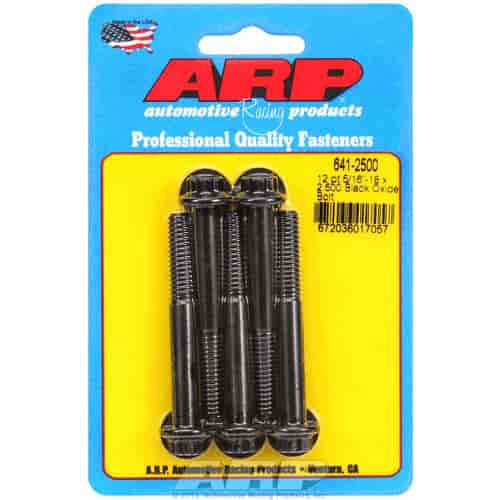 ARP 5/16-18 x 2.500 12pt black oxide bolts - 641-2500