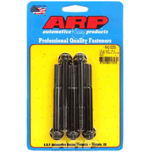 ARP 3/8-16 x 3.250 12pt black oxide bolts - 642-3250