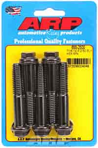 ARP 7/16-14 X 2.500 hex 1/2 wrenching black oxide bolts - 655-2500
