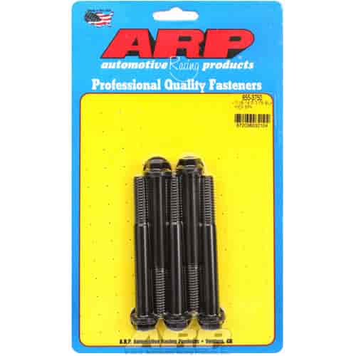 ARP 7/16-14 X 3.750 hex 1/2 wrenching black oxide bolts - 655-3750