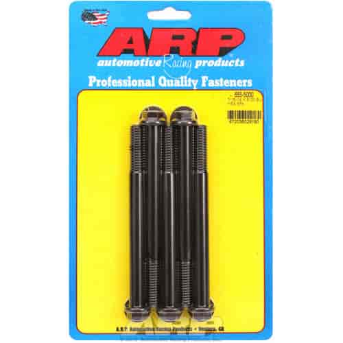 ARP 7/16-14 X 5.000 hex 1/2 wrenching black oxide bolts - 655-5000