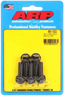 ARP M8 x 1.25 x 25 hex black oxide bolts - 661-1002