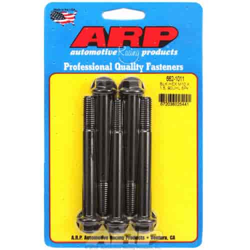 ARP M10 x 1.50 x 90 hex black oxide bolts - 662-1011
