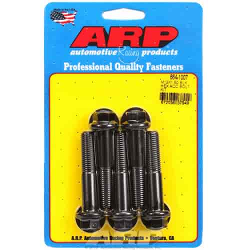 ARP M12 x 1.50 x 60 hex black oxide bolts - 664-1007