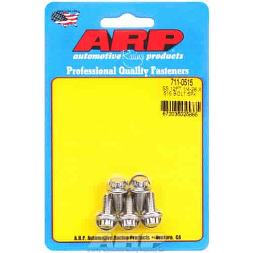 ARP 1/4-28 x .515 12pt SS bolts - 711-0515