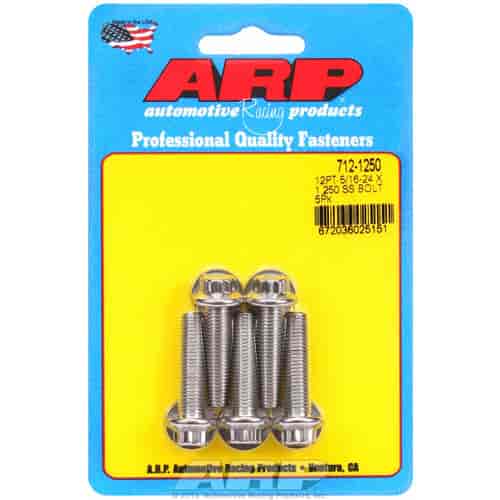ARP 5/16-24 x 1.250 12pt SS bolts - 712-1250